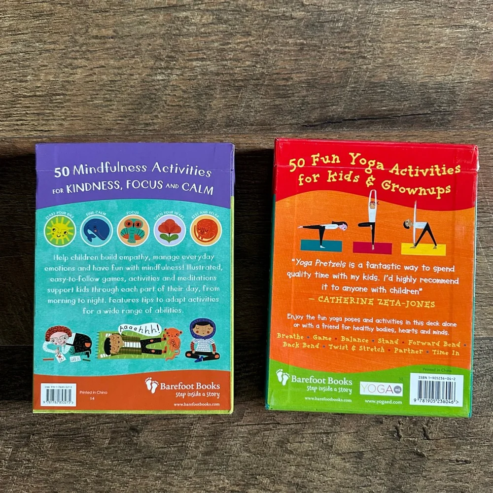 Barefoot Books Yoga Pretzel & Mindful Kids Learning Toys set